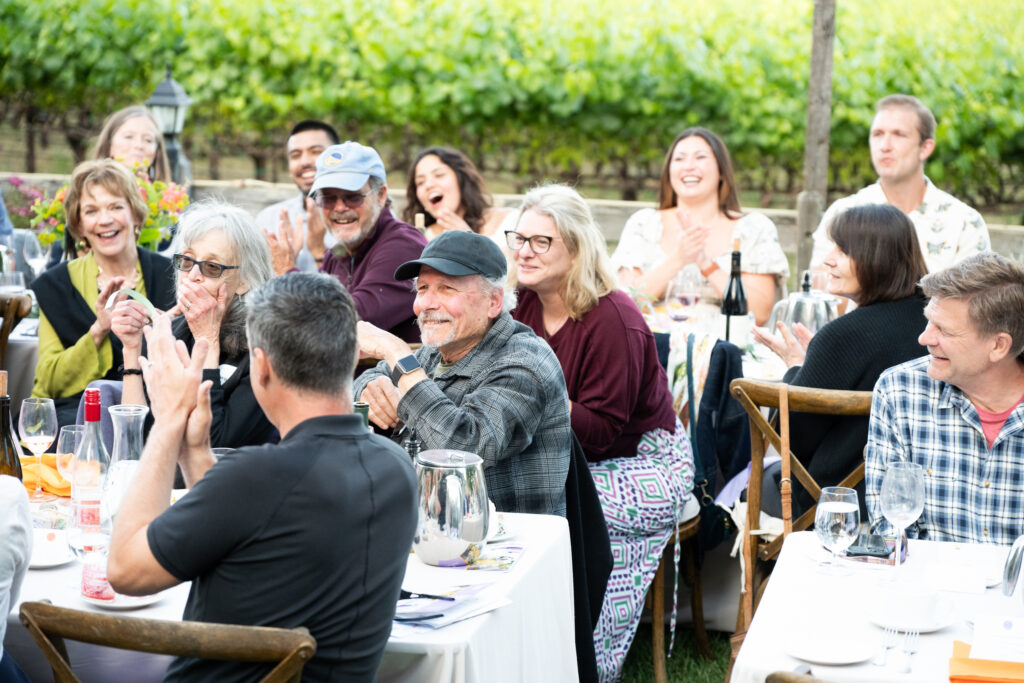Guests enjoying Our Long Table