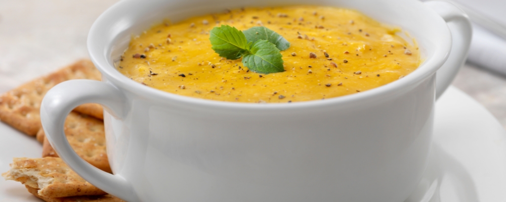Sopa de calabaza moscada
