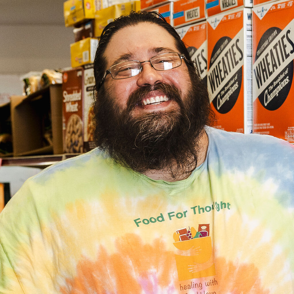 Roger Hostnick, Food Bank Clerk
